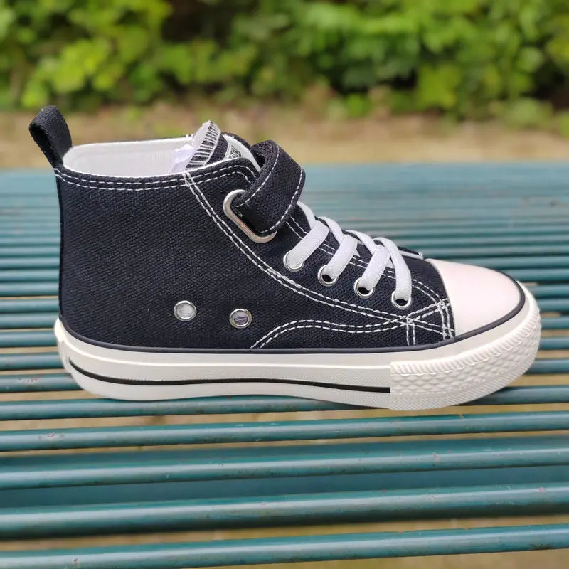 Chaussures en toile pour enfants Rumi Mira Zoey, chaussures pour filles, chaussures de sport, baskets à motifs, chaussures pour enfants, chaussures de tennis à tige haute, chaussures de ville.
