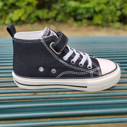 Chaussures en toile pour enfants Rumi Mira Zoey, chaussures pour filles, chaussures de sport, baskets à motifs, chaussures pour enfants, chaussures de tennis à tige haute, chaussures de ville.