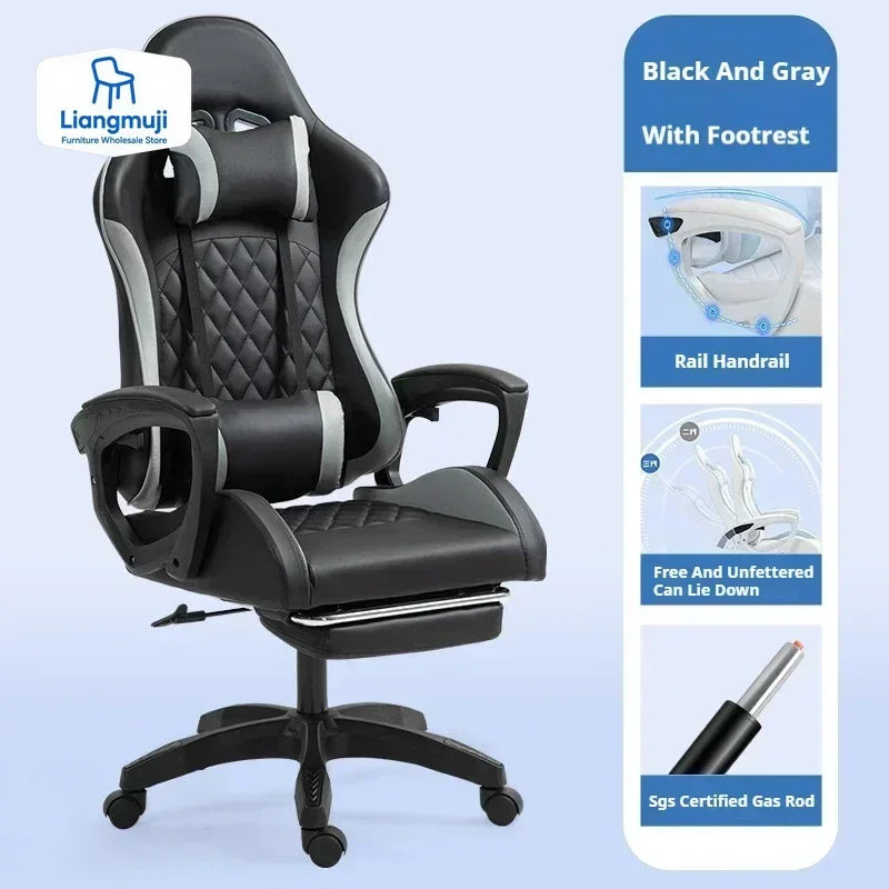 Hot Selling Gaming Chair Ergonomic Racing Gaming Chair Sedentary Comfortable Home Computer Chair for Office Computer Living Room