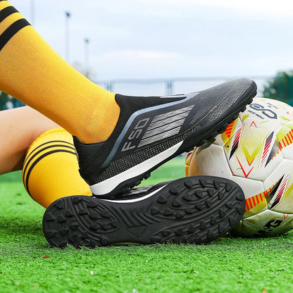 New Men's Football Boots Turf Comfortable Soccer Shoes Sport Fg Grass Cleats Futsal Non Slip Outdoor Adult Ultralight Non-Slip