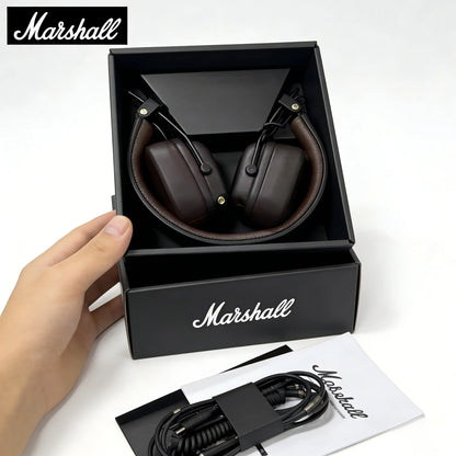 Marshall Major Ⅴ On-Ear Bluetooth Headphones Wireless Deep Bass Foldable Headset with Microphone for Sports & Gaming