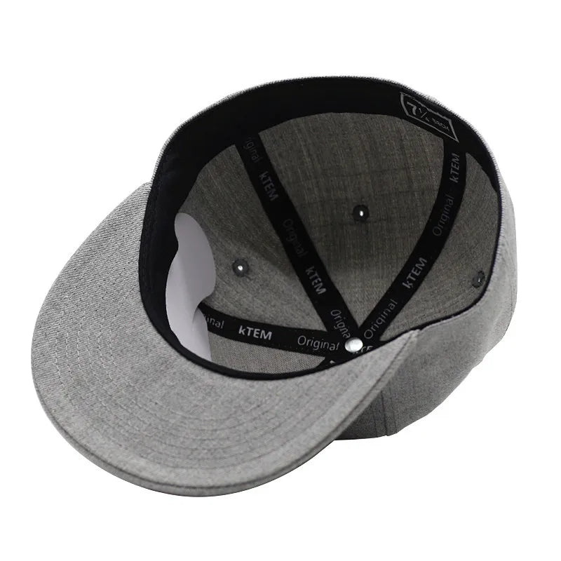 Cappellino da baseball ricamato, chiuso, aderente, modello New York, taglia Trucker, Bboy, da uomo, con visiera, stile hip hop, semplice, snapback, visiera piatta, Era