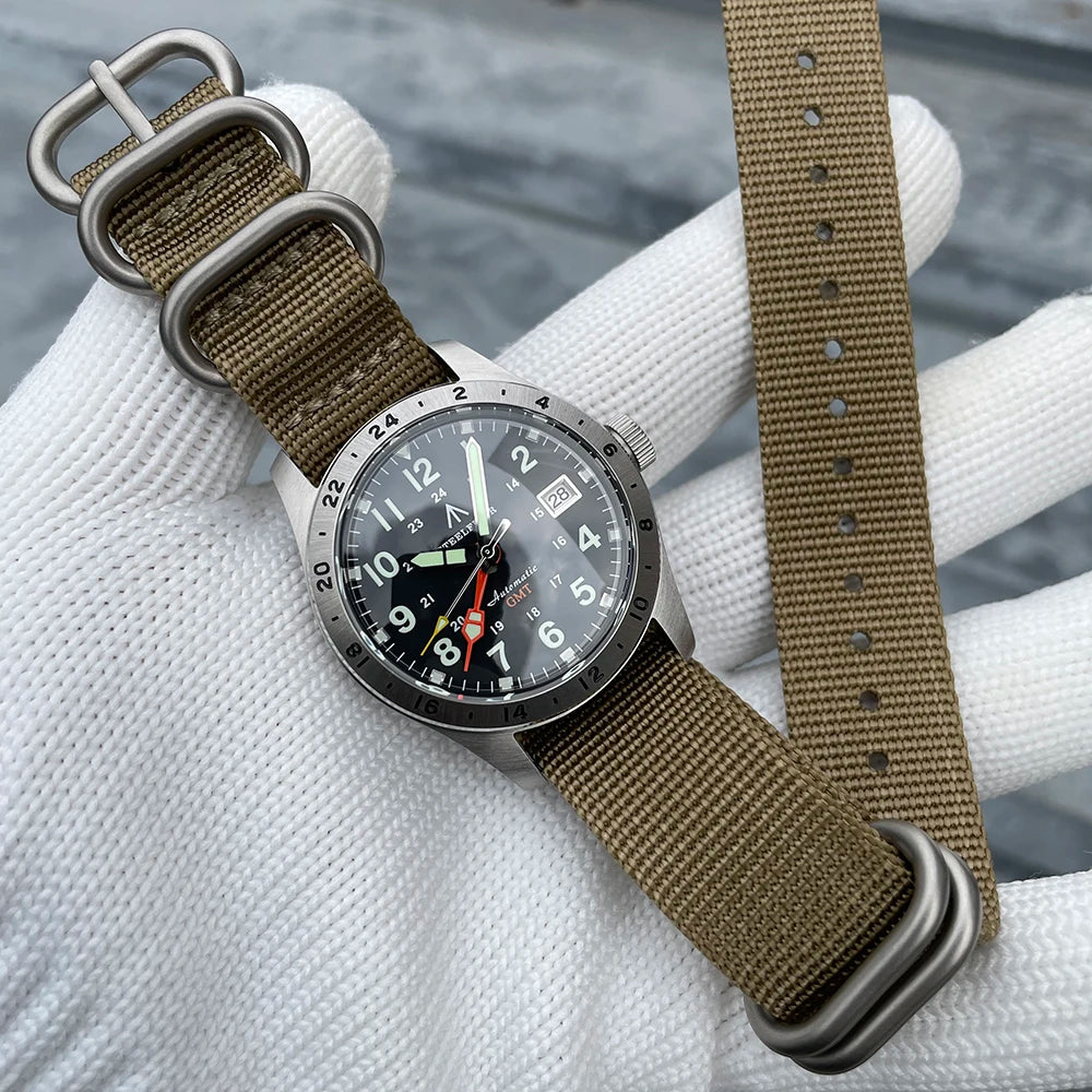 STEELFLIER Official SF792 GMT Mechanical Dive Watches Super Luminous NH34 Movement 20Bar Waterproof Luxury Stainless Steel Watch
