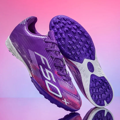 Nouvelles chaussures de football pour hommes, chaussures d'entraînement, baskets de match, chaussures de football pour terrain en herbe, chaussures de sport professionnelles antidérapantes, ultra-légères, unisexes.