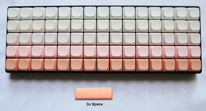 NPKC Blank XDA Keycaps Planck Preonic 61 75 87 108 Keyset Thick PBT Material for Cherry MX Mechanical Keyboard
