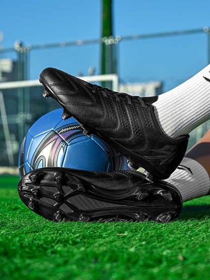 Sport Field AG/FG Soccer cleats，PU Fabric Sweat-wicking Upper，TPU Wear-resistant Sole，Sturdy Durable for Men Women Kids