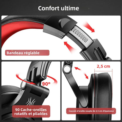 Oneodio A71 Wired Over Ear HiFi Headphones With Mic Studio DJ Headphone Professional Monitor Recording Mixing Headset For Gaming