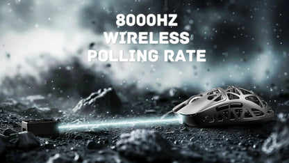 ATTACK SHARK R2 tri-mode programmable mouse, ultra-light magnesium alloy, PAW3950 42000 DPI optical sensor, 8000Hz polling rate