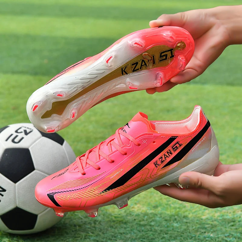 Nouvelles chaussures de football pour hommes, crampons, chaussures de football unisexes TF/FG, chaussures de futsal professionnelles, ultra-légères, de haute qualité, baskets en promotion.