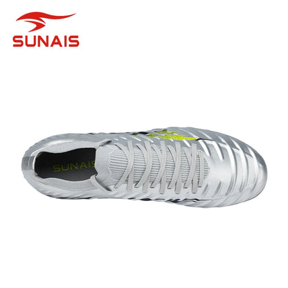 SUNAIS Chaussures de football pour hommes, entraînement sur gazon artificiel, antidérapantes, chaussures de football pour jeunes, chaussures d'entraînement sportif AG 835315