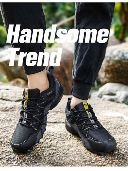 Men's Hiking Shoes All-terrain Outdoor Sports Shoes Breathable Mesh Non-slip Wear-resistant Hiking Shoes Outdoor Cycling Shoes