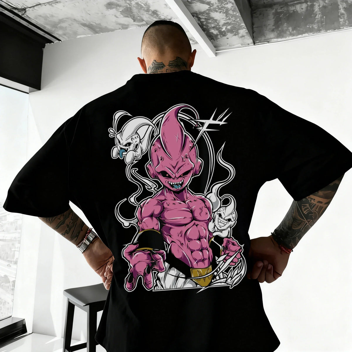 Dragon Ball Japanese Anime Printed Men's T-Shirt Majin Buu Boys Children Harajuku Short Sleeve Kids Goku T-shirt Summer Clothing