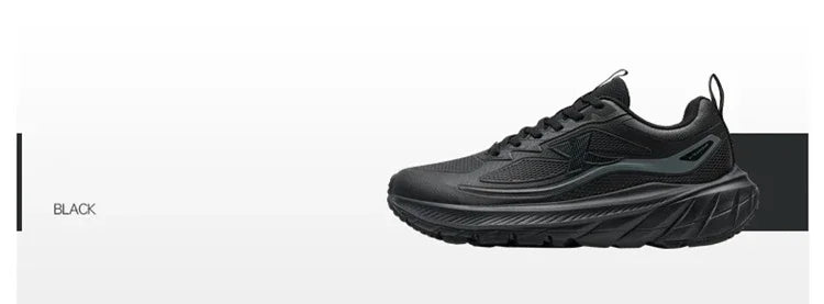 Xtep Male's Running Shoes Lightweight Breathable Shock Absorption Wear-Resistant Durability Cushioning Sneakers 875419110002