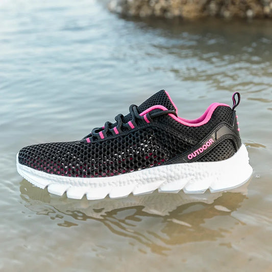 Men Women Quick-Dry Wading Shoes Water Shoes Breathable AquaIn Upstream Antiskid Outdoor Sports Wearproof Beach Sneakers 39-46
