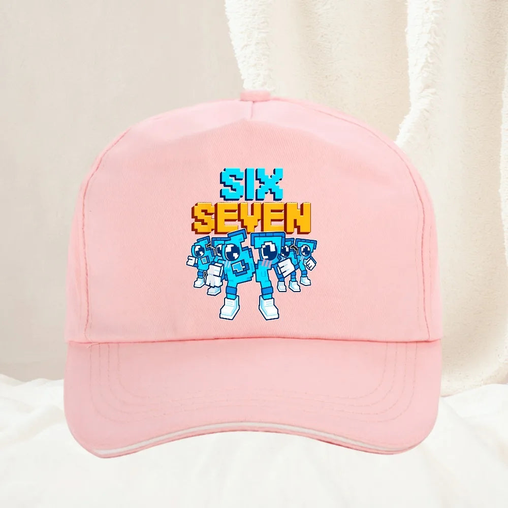Meme 67 Six Seven 6 7 Talianska bejzbalová čiapka Brainrot pre mužov, trucker čiapka, jarná, ležérna, outdoorová, do posilňovne, slnečná clona, snapback čiapka