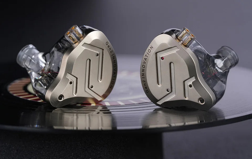 KZ ZSN Pro 2 In-Ear Metal Headphones Sport Noise Canceling Music Headphones Hybrid Drivers 1BA+1DD HIFI Bass Headphones