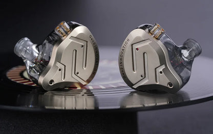 KZ ZSN Pro 2 In-Ear Metal Headphones Sport Noise Canceling Music Headphones Hybrid Drivers 1BA+1DD HIFI Bass Headphones