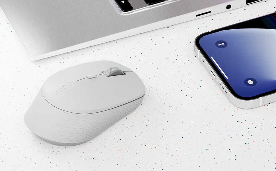 Rapoo M300G Multi-Mode 2.4G Wireless and Bluetooth 4.0/5.0 Wireless Mouse 2400DPI Ergonomic Silent Mouse for Computer PC Laptop