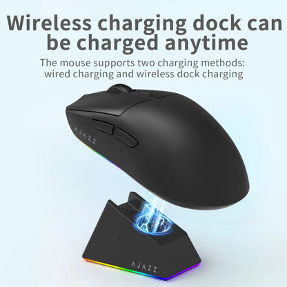 AJAZZ AJ139Pro/AJ139V2MC Wireless Mouse PMW3395/PAW3311 Chipset 12000-26000Dpi Professional Gaming Mouse