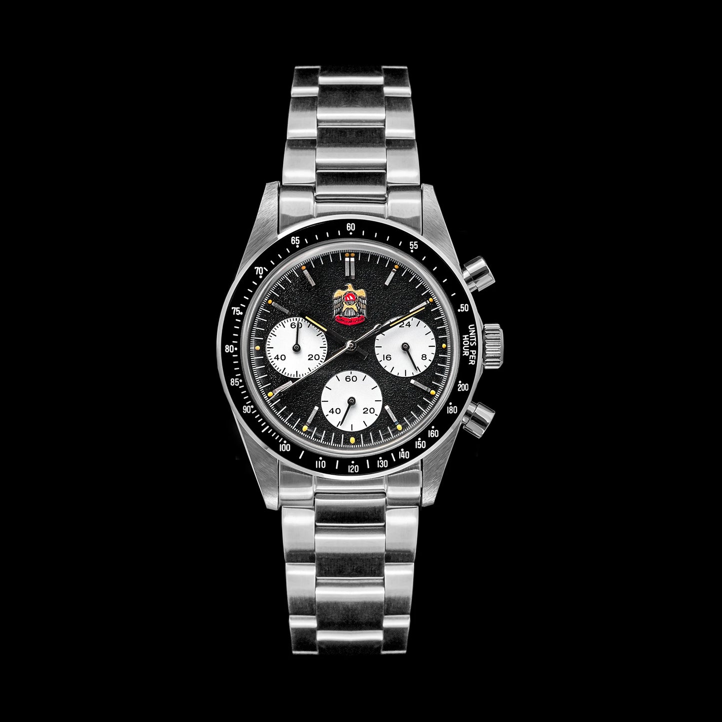 Thorn T010 37mm Quartz Watch VK63 Movement Mens Chronograph Watch Sapphire K9 Glass Luminous Waterproof Fashionable Retro Watch
