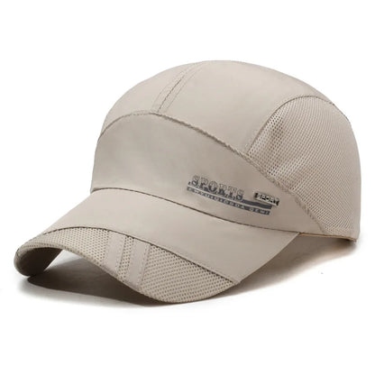 Unisex-Outdoor-Sport-Mesh-Kappe mit Schnell-Trocken-Funktion – Baseballkappe zum Sonnenschutz im Sommer