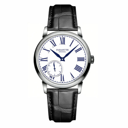 FARASUTE New 39mm Manual Customized Mechanical Movement Watch Men Casual Power Reserve 80 hours Sapphire Wristwatch reloj hombre