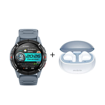 Mibro GS Active Smartwatch GPS Positioning 1000Nits AMOLED Screen 5ATM Waterproof 150 Sports Modes Smart Watch For Android iOS
