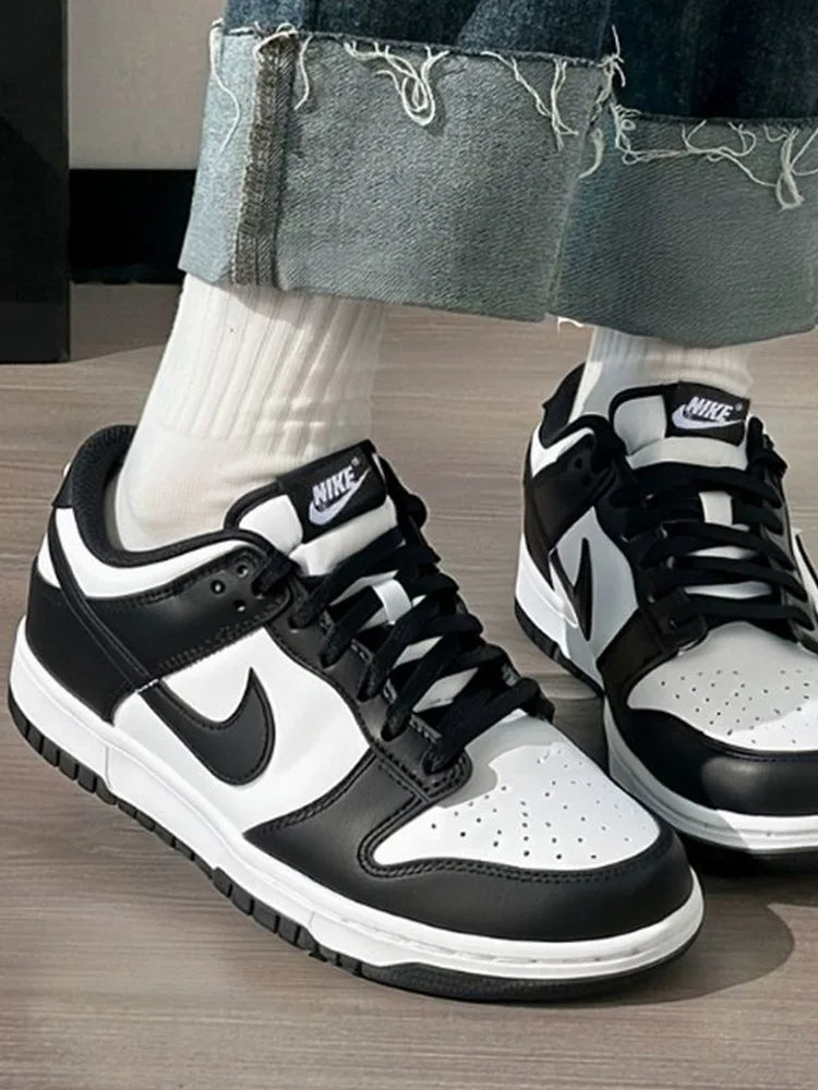 Nikedunk "White/Black" Millennium Classic Retro Non-Slip Wear-Resistant Low-Top Sneakers Black and White Cw1588-100