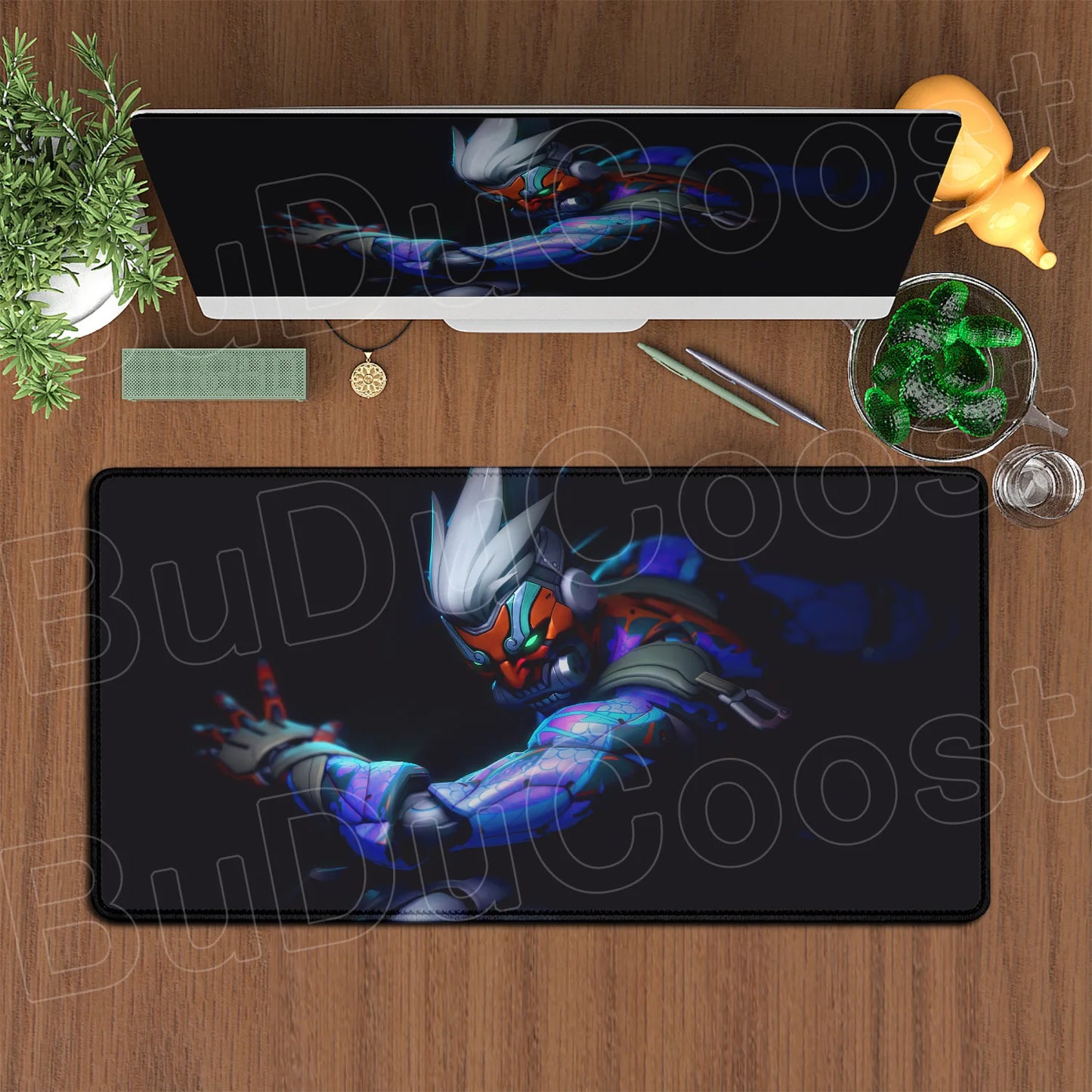 Large XXL DIY Cool  Overwatch Mouse Pad Keyboard Table Gaming Accessories Non-Slip Rubber Edge locking spped Laptop Rug desk Mat