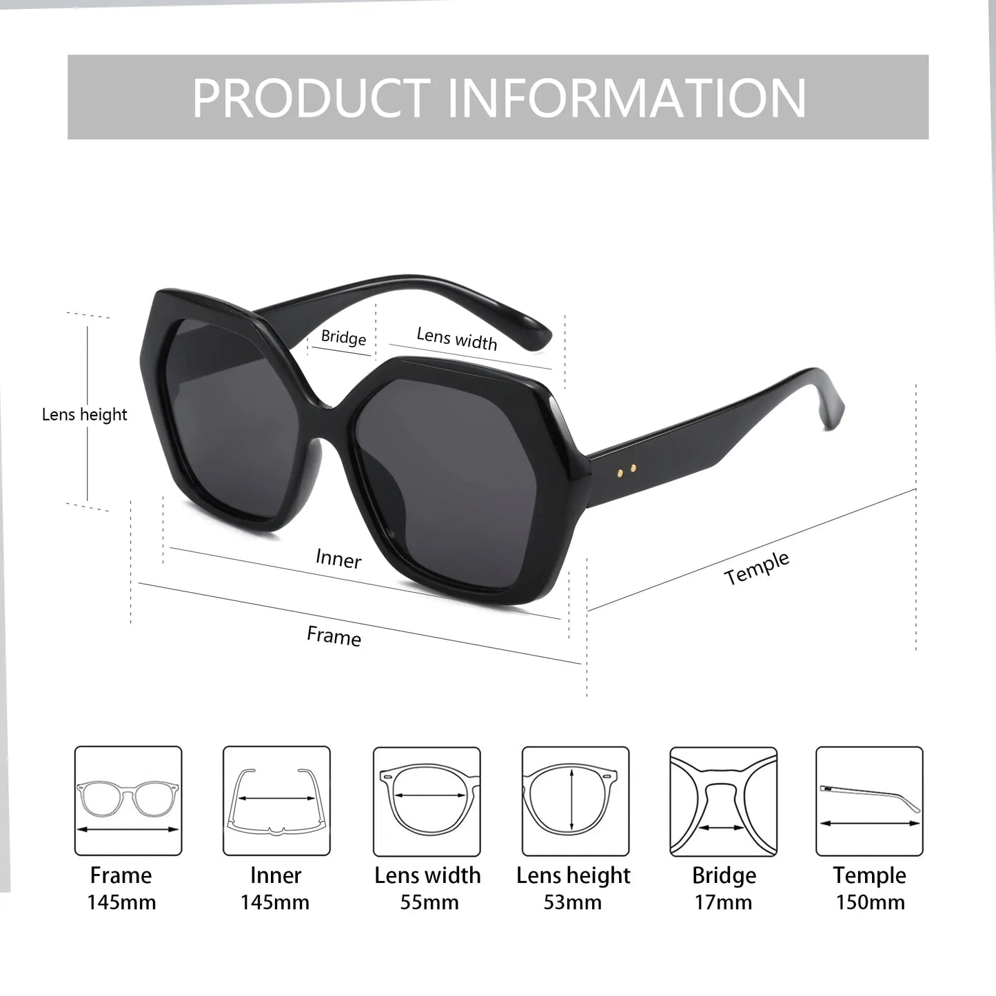 ZENOTTIC Butterfly Sunglasses Women Fashion Design Big Eyewear Shades for Ladies Uv400 Travel Oversize Sun Glasses