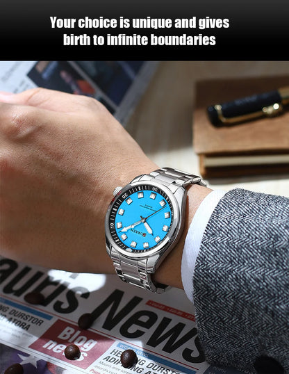 CURREN Fashion Men Watch Top Brand Luxury Waterproof Sport Mens Watches Stainless steel Automatic Date Military Wristwatch