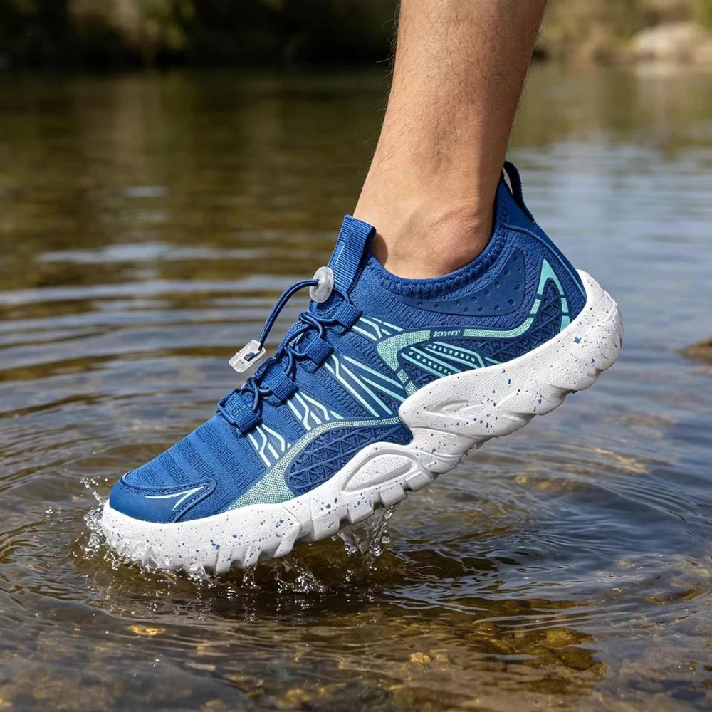 Oiaano Barefoot Men's Quick Drying Aqua Water Shoes Sneaker Water Second Drainage Male Aqua Beach Soft Sole Light Breathable
