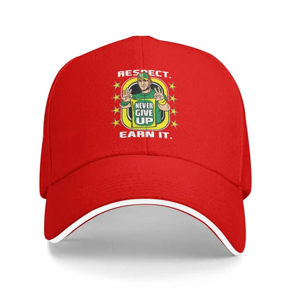 Yellow Wrestling Cena John White Custom Baseball Caps For Mens Unisex Male Beach Sunscreen Hat Snapback Cap