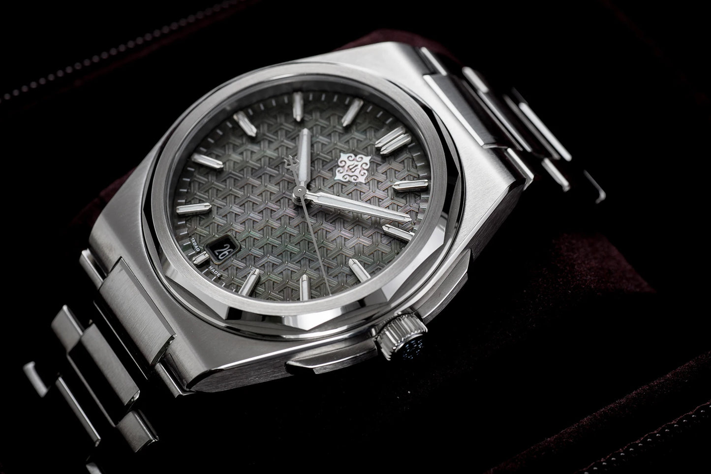 IX&DAO 2025 New 37mm Warrior Men's Automatic Mechanical Watch Miyota 9015 Movement Sapphire Stainless Steel Waterproof 10Bar BGW