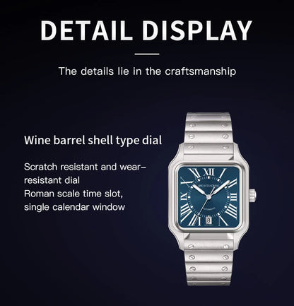 2025 New High Quality Specht&Sohne Watch 34MM Men Automatic Mechanical Watches Green Color Sapphire Stainless Steel Reloj Hombre