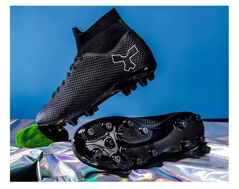 Chaussures de football pour hommes, modèle original, résistantes, pour terrain gazonné, crampons, antidérapantes, de haute qualité, confortables, chaussures de football pour activités de plein air.