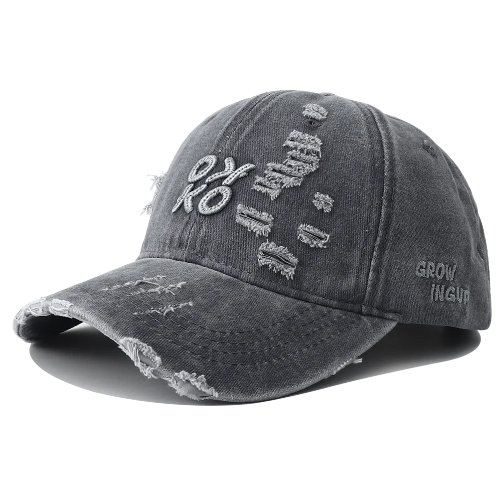 2026 New Retro Washed Cotton Baseball Cap Unisex Letter Embroidery Caps Adjustable Casual Outdoor Streetwear Sports Dad Hats