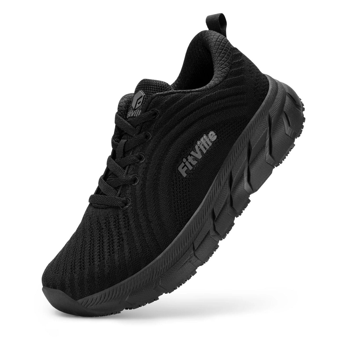 FitVille Men'S Shoes Wide Toe Box Cushioned Extra Wide Width Non Slip Running Shoe Comfortable Lightweight Sneakers For Fat Feet