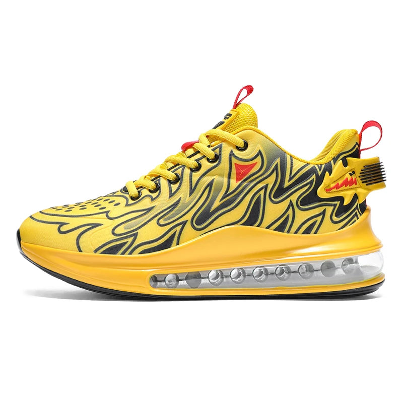 Luxury Men's Sneakers Casual Breathable Trainer Race Fashion Loafers Running Shoes for Male Tenis