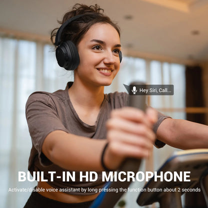 Oneodio Wireless Bluetooth 5.3 Headphones Bass/Pop Mode Over Ear Headset With Microphone Foldable Headphones 90H Playtime AAC