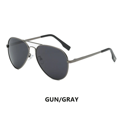 LIOUMO Hochwertige Piloten-Sonnenbrille für Herren, polarisierte Autofahrerbrille für Damen, modische Pilotenbrille, blendfreie Sonnenbrille für Herren