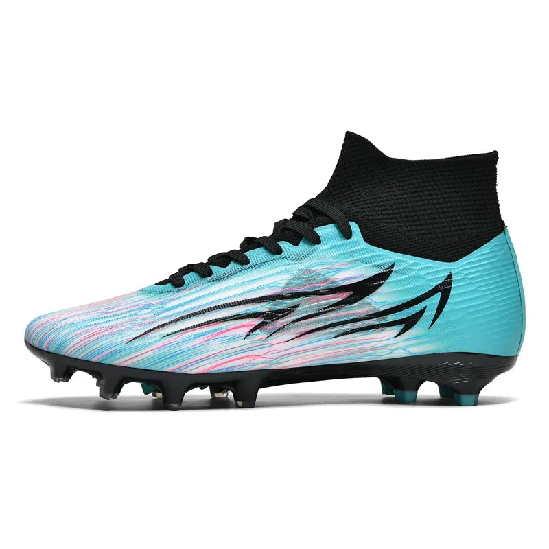 Nouvelles chaussures de football pour hommes, chaussures d'entraînement professionnelles, baskets de match, chaussures de football ultralégères, chaussures de sport pour l'extérieur, antidérapantes, unisexes
