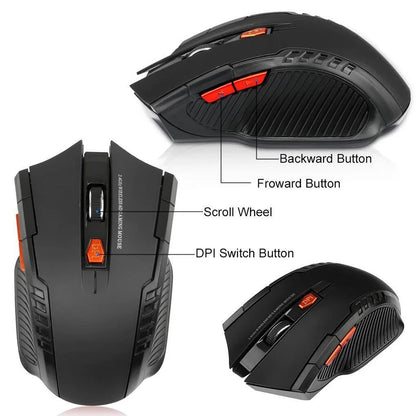 2.4G Wireless Mini Mouse USB Receiver 1600DPI Professional Optical Wireless Mouses USB Right Scroll Mice for Laptop PC Gamer