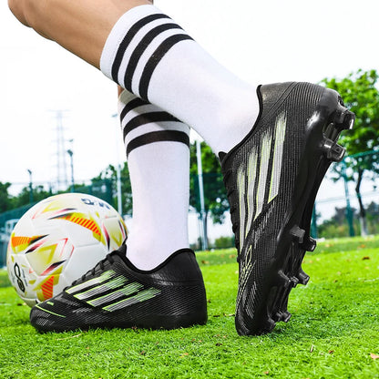 Chaussures de football pour hommes FG/AG pour terrain ferme, légères, à lacets, antidérapantes, professionnelles, pour adultes, pour la compétition en extérieur.