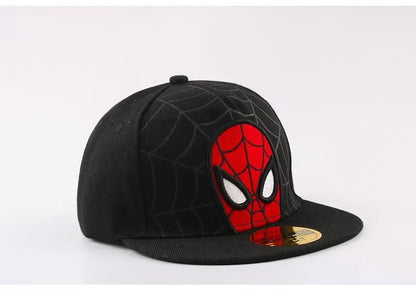 2026 HotAnime Cartoon Spiderman Hats for Kids Toddler  Baseball Cap Spring Snapback Hip Hop Adjustable Caps