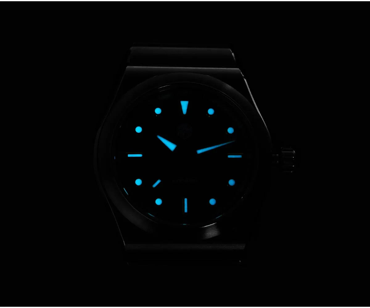 San Martin 40mm Men Sports Watch SS Brushed Dial Integrated Bracelet Miyota 90S5 Original Design Automatic Mechanical SN0149