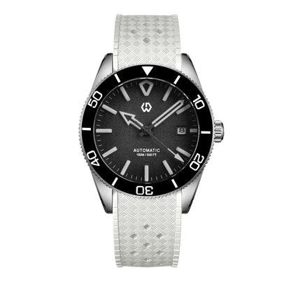 Upgraded Model 9017 Automatic Watch Mechanical 3D Dimensional Luminous Watch Needle Ceramic Bezel 150 Meters Waterproof Diving