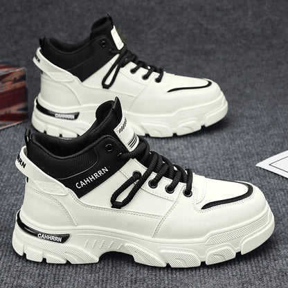 Bottes montantes Unky jaunes et noires 2026 pour hommes – Imperméables et résistantes à l'usure, idéales pour les adolescents du Golfe