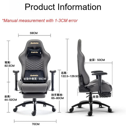 Office Ergonomic Gaming Chairs Desk Gamer Computer Comfortable Chaises Vanity Chair Technology Fabric Sillas Gamer Home Bedroom