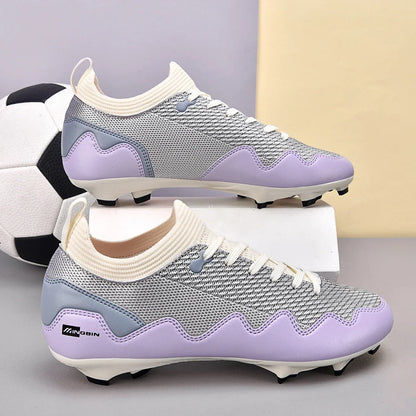 Nouvelles chaussures de football pour hommes, baskets TF/FG, vente flash, chaussures de futsal de haute qualité, chaussures de football professionnelles, crampons pour femmes, ultra-légères, unisexes